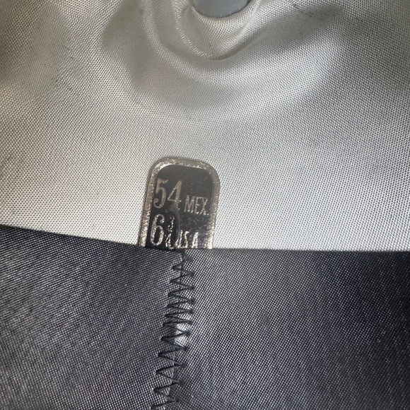 Vintage Black Wide Brim Cowboy Hat with Feather Accent - Picture 4 of 4